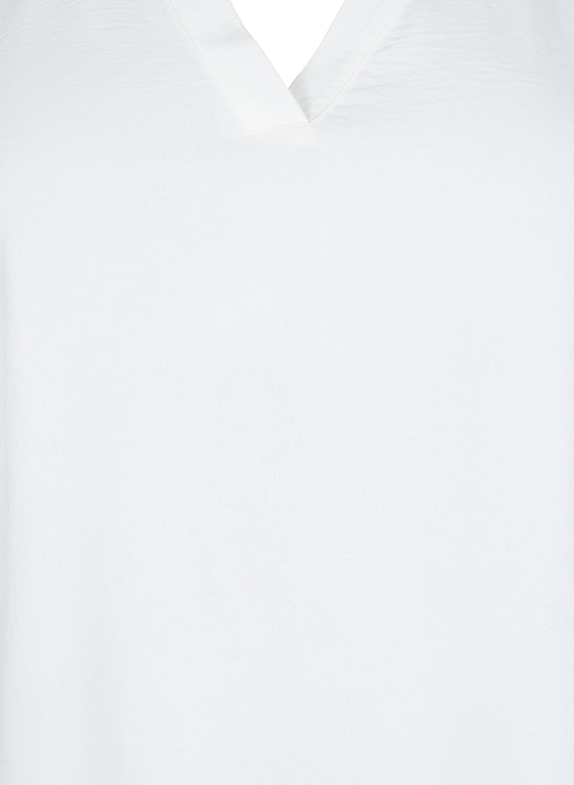 ZizziFLASH - Bluse mit 3/4-&Auml;rmeln, Vanille, Packshot image number 2