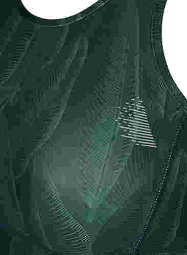 Sport-BH mit Print, Leaf Comb , Packshot image number 3