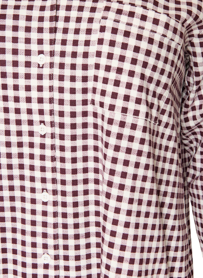 Baumwoll-Pyjamahemd mit Brusttasche, Rot, Packshot image number 2