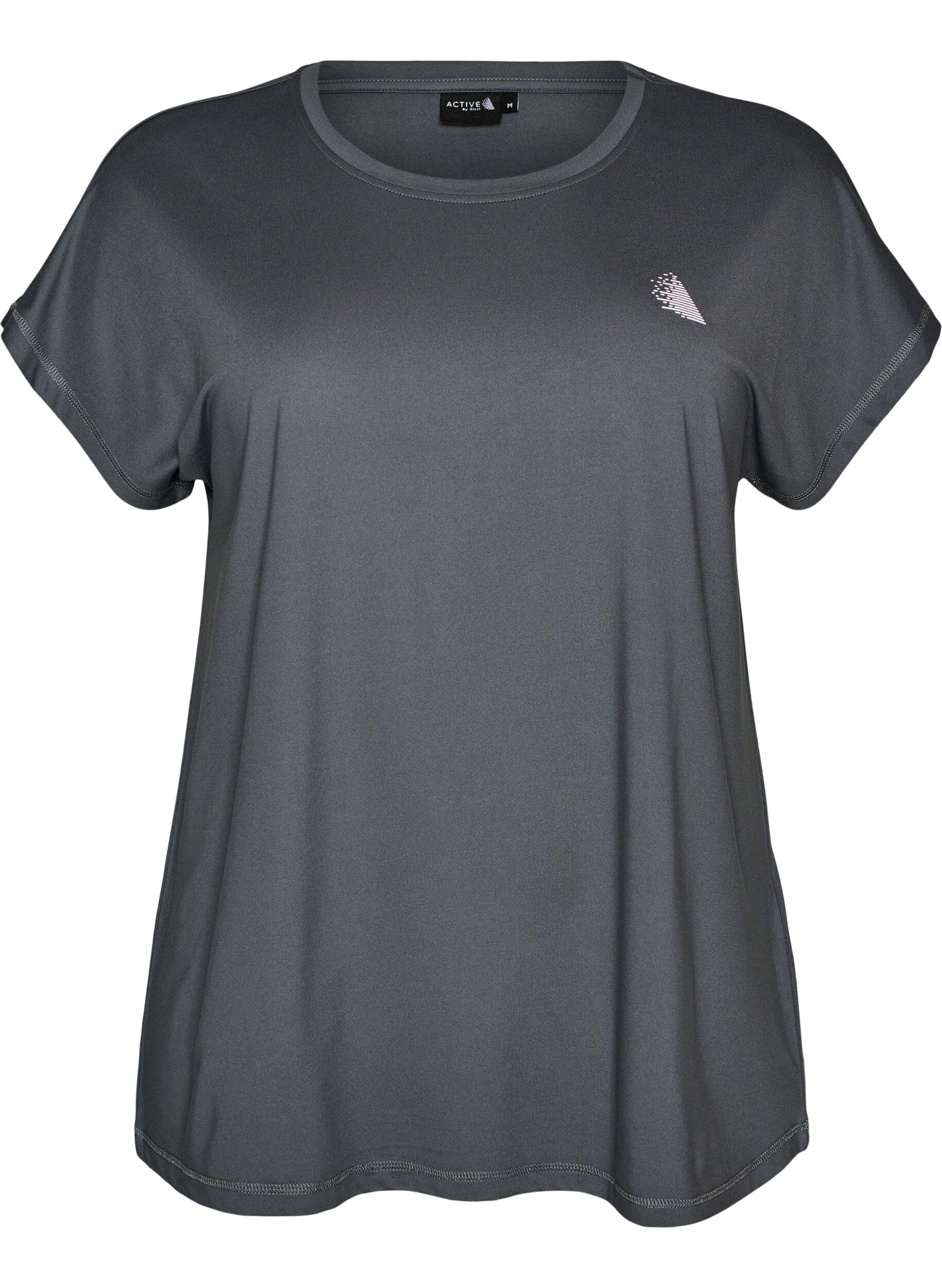 Einfarbiges Trainings-T-Shirt