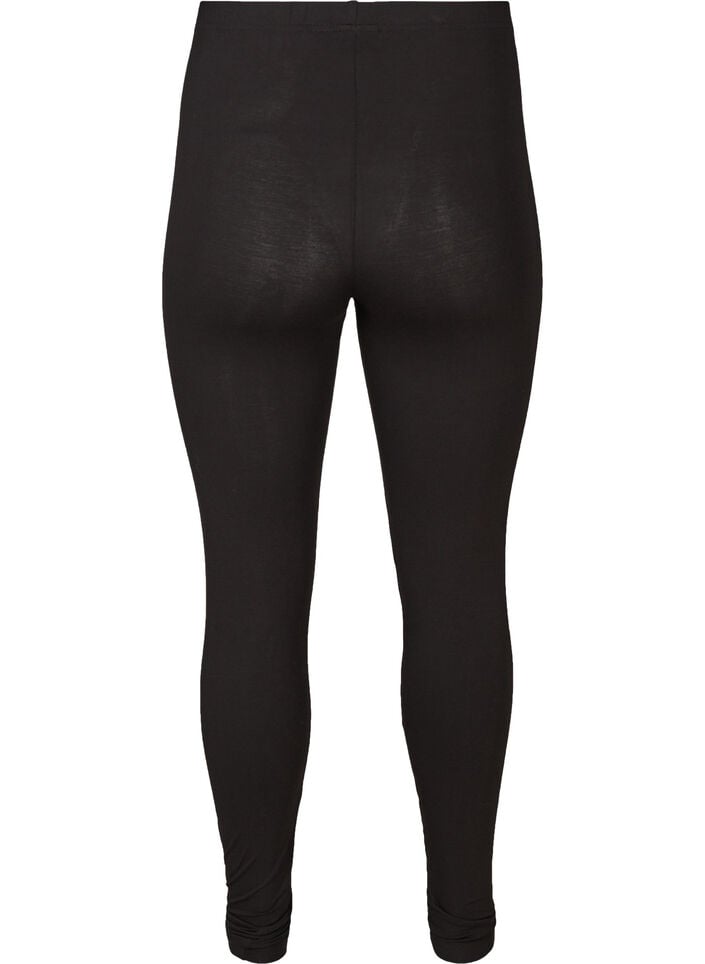 Basic Leggings aus Viskose, Schwarz, Packshot image number 1
