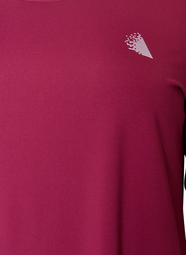 Trainingsshirt mit 3/4-&Auml;rmeln, Pink, Packshot image number 2