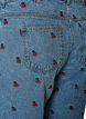 Bestickte Denimshorts, Blau, Packshot image number 3