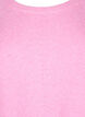Strickbluse mit Rundhalsausschnitt, Begonia Pink Mel., Packshot image number 2