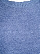 Strickbluse mit Knopfleiste, Blau, Packshot image number 2
