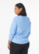 Strickpullover mit Rundhalsausschnitt, Blau, Model image number 2