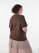 Strickjacke mit kurzen &Auml;rmeln, Braun, Model image number 2