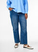 Gemma Jeans mit hoher Taille in Regular Fit, Blau, Model image number 2
