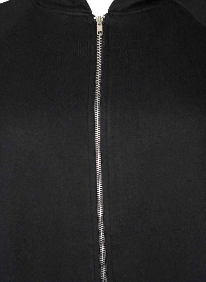 Sweatshirt mit Kapuze, Black, Packshot image number 2