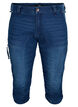 Slim Fit Caprijeans mit Taschen, Blau, Packshot image number 0