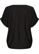 Bluse aus Viskose mit Kn&ouml;pfen und Struktur, Schwarz, Packshot image number 1
