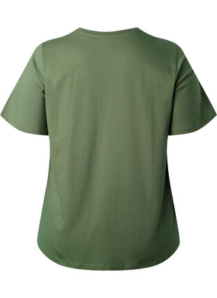 T-Shirt aus Bio-Baumwolle mit Text, Thyme SERENITY, Packshot image number 1