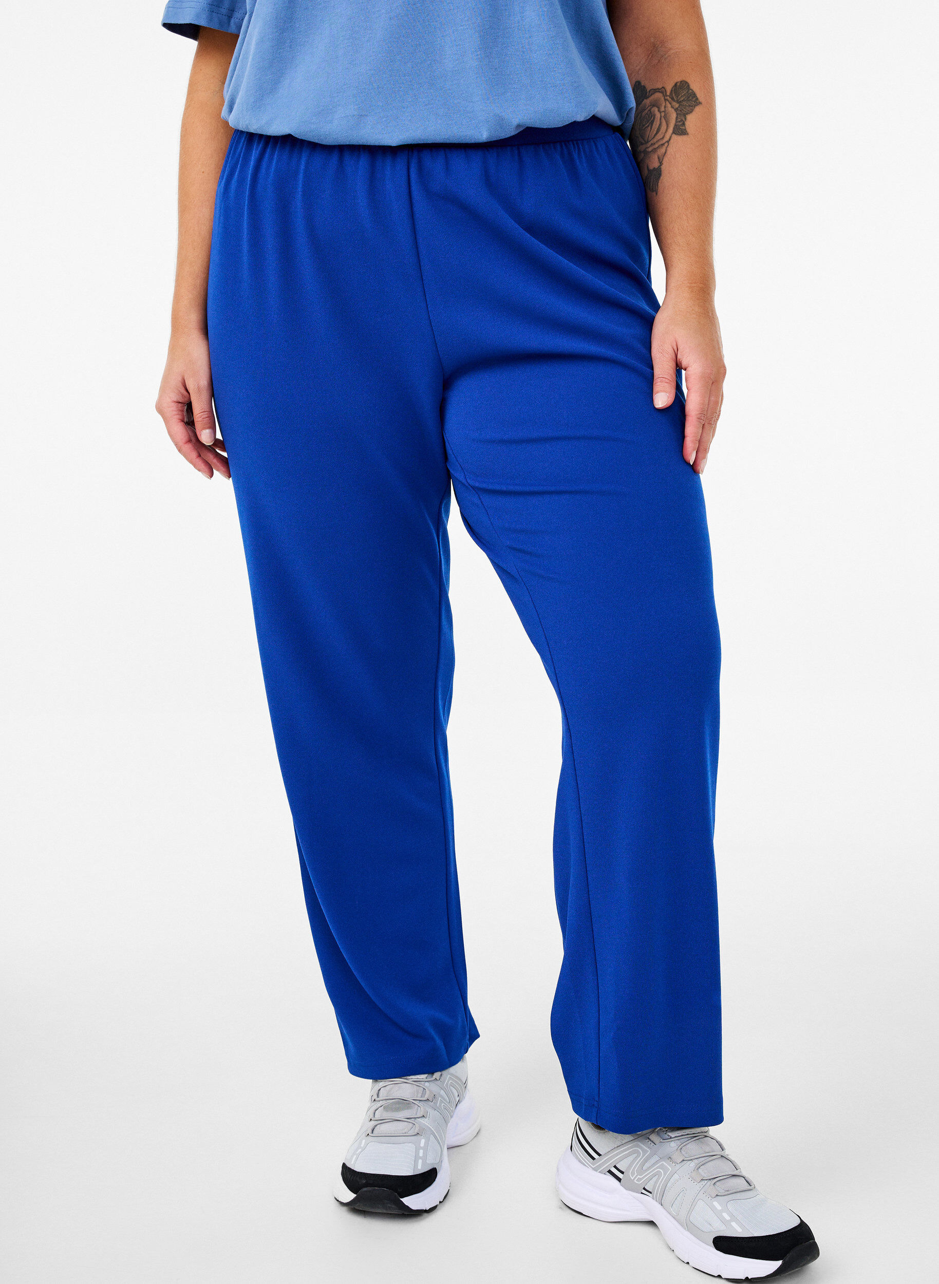 ZizziHose mit gerader Passform, Blau, Model image number 2