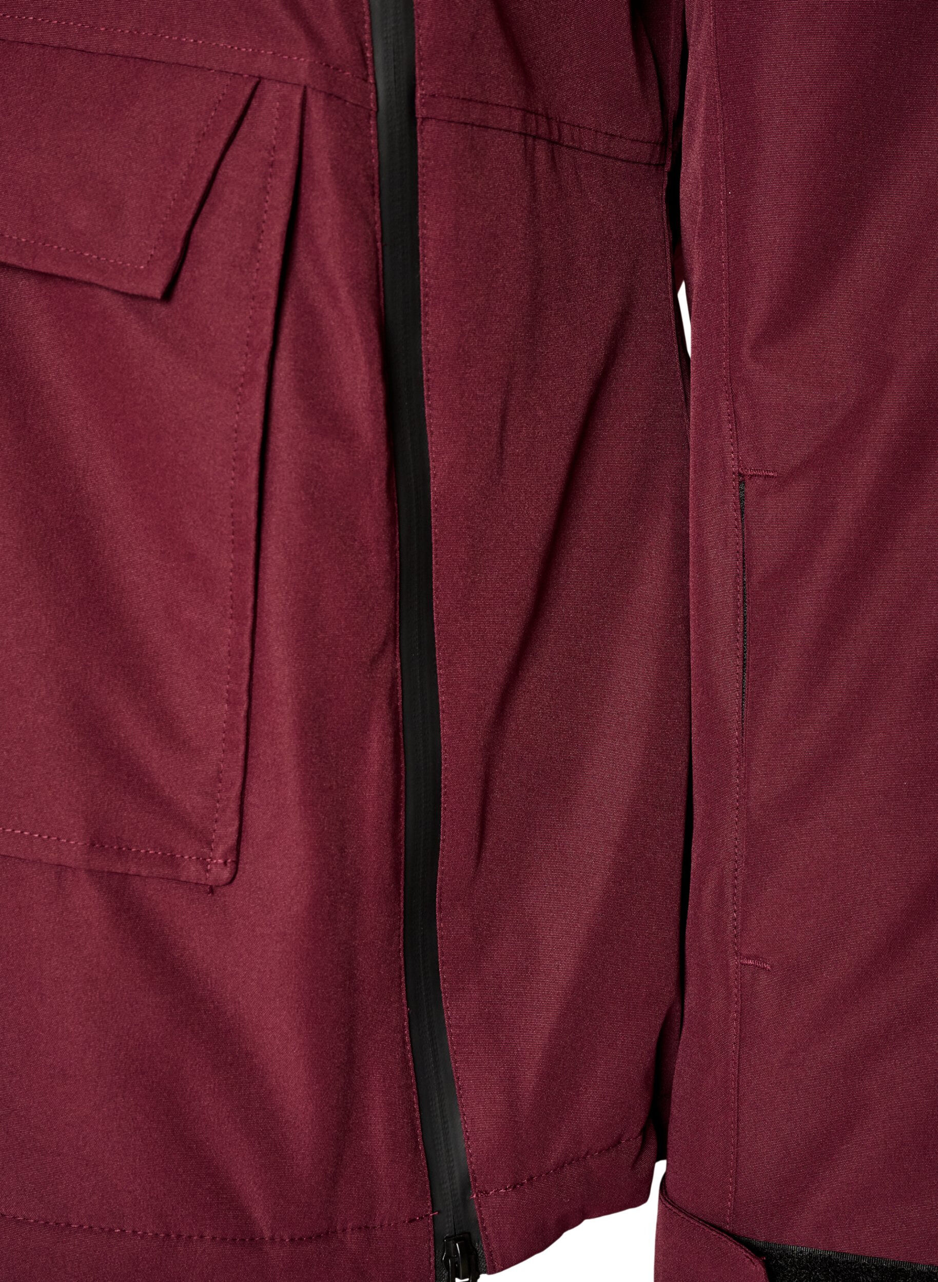ZizziFunktioneller Ski-Anorak mit Kapuze, Rot, Packshot image number 3