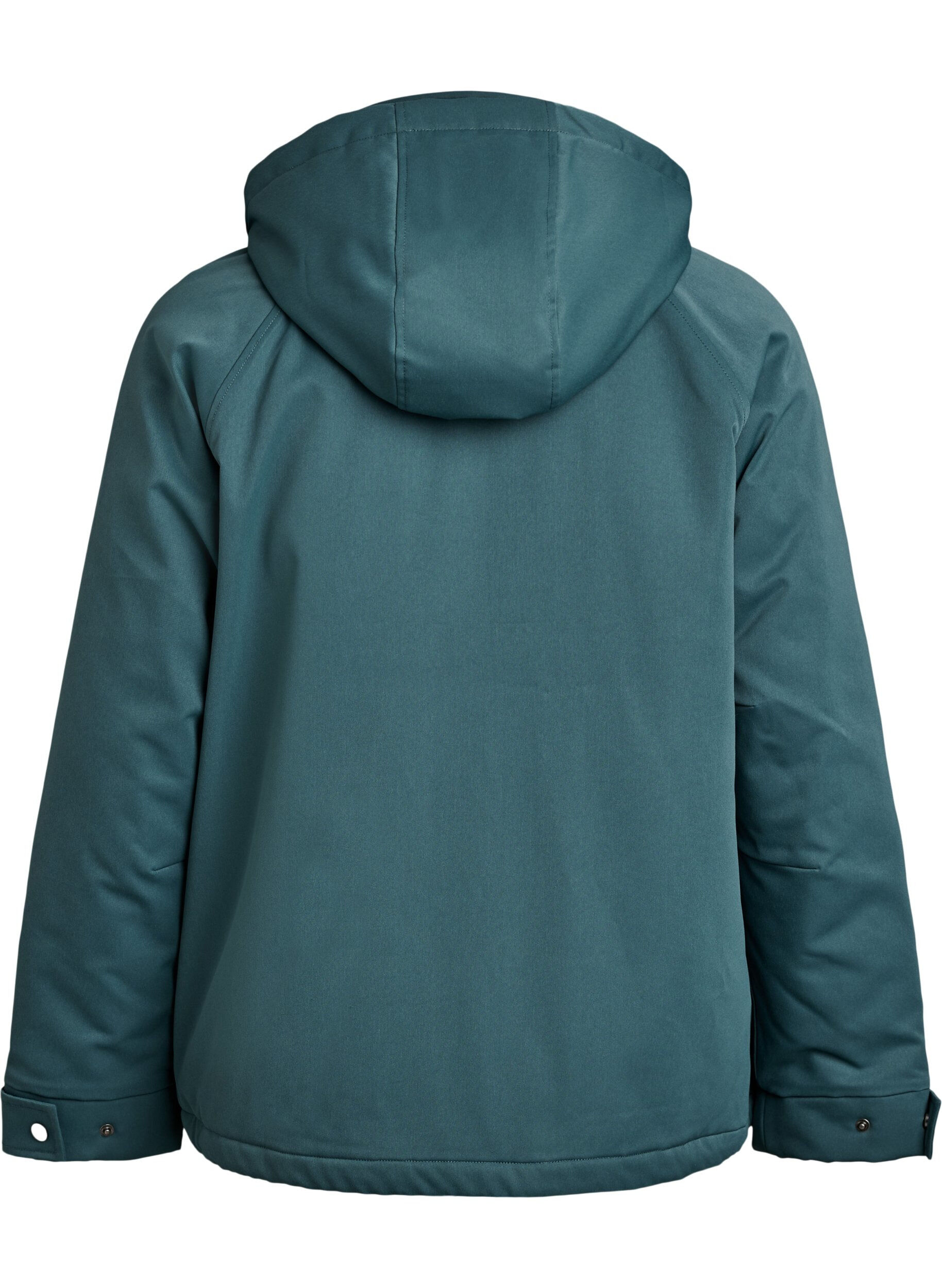 ZizziGepolsterter Parka mit einer abnehmbaren Kapuze, Gr&uuml;n, Packshot image number 1