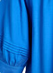 Bluse mit 3/4-Ärmeln und dekorativen Falten, Blau, Packshot image number 3