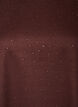T-Shirt mit Strasssteinen und Rundhalsausschnitt, Braun, Packshot image number 2