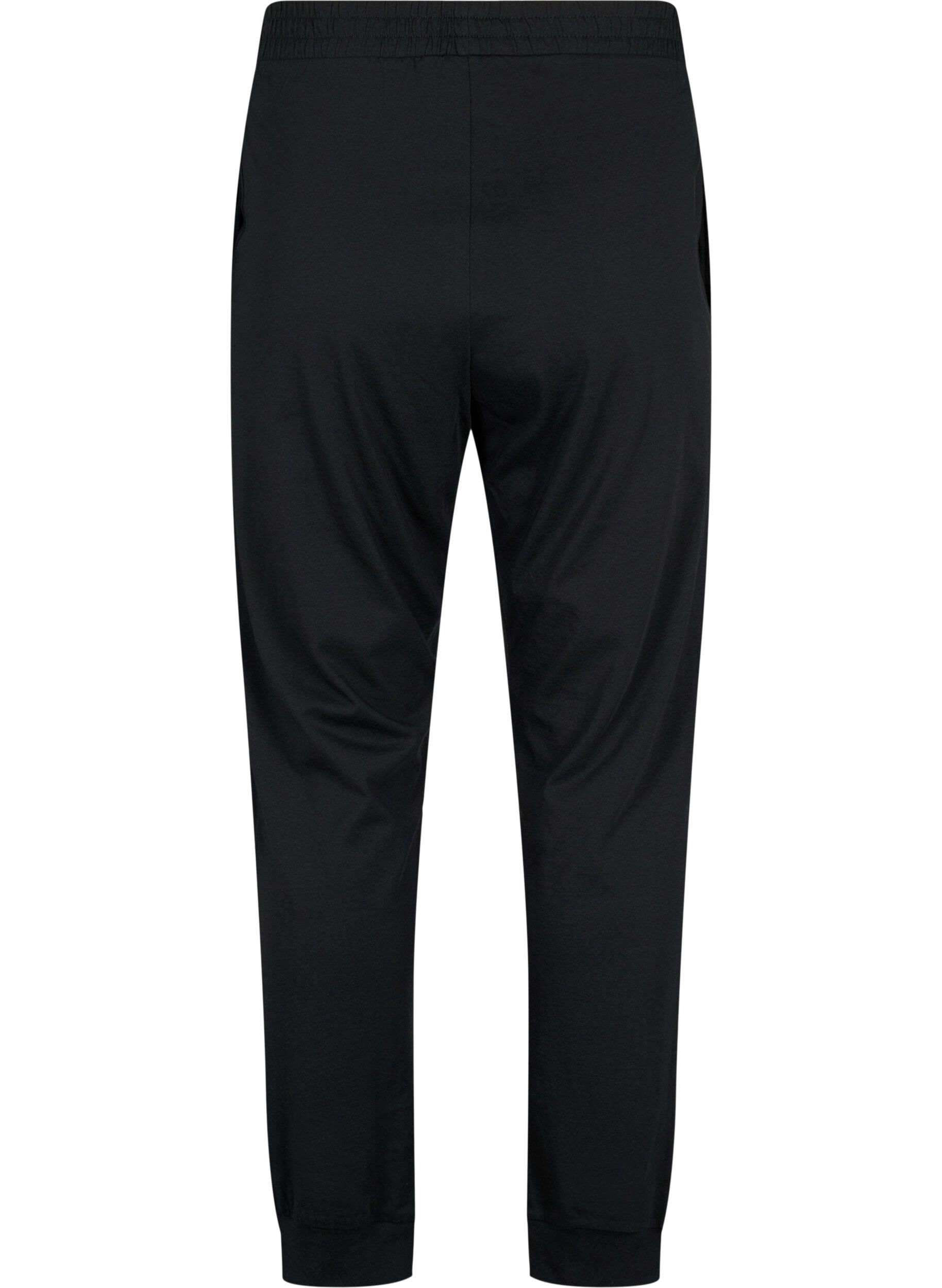 ZizziPyjama aus Baumwolle, Schwarz, Packshot image number 1