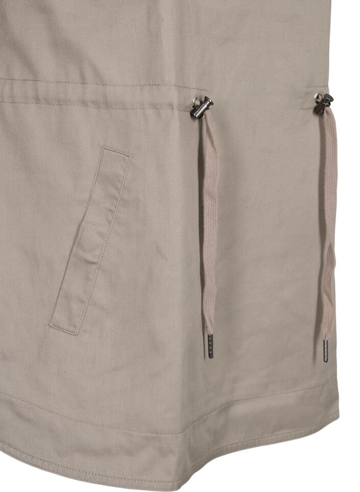 Anorak mit Kapuze und Taschen, Moon Rock, Packshot image number 3