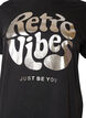 Grafik-T-Shirt aus Bio-Baumwolle, Schwarz, Packshot image number 2