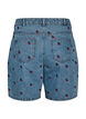 Bestickte Denimshorts, Blau, Packshot image number 1
