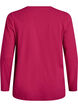 Basic Top aus Jersey mit langen Ärmeln, Pink, Packshot image number 1