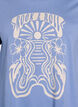 T-Shirt mit Retro-Print, Blau, Packshot image number 2
