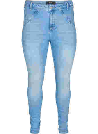 Super Slim Amy Jeans mit markanten Nähten