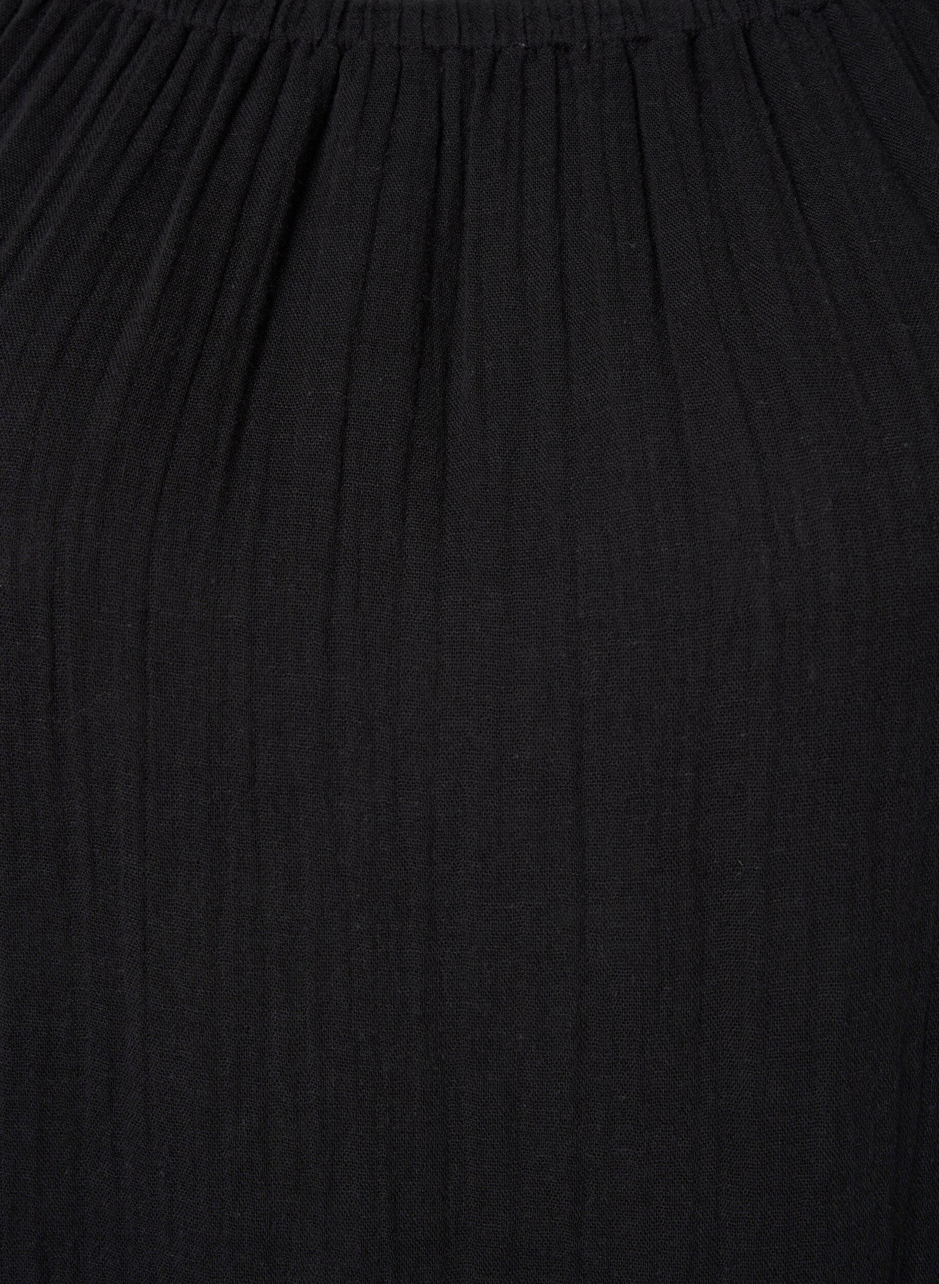 ZizziKleid aus Baumwolle mit Broderie Anglaise, Black, Packshot image number 2