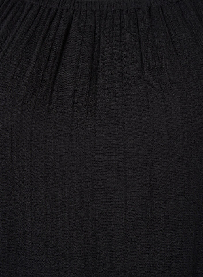 Kleid aus Baumwolle mit Broderie Anglaise, Black, Packshot image number 2