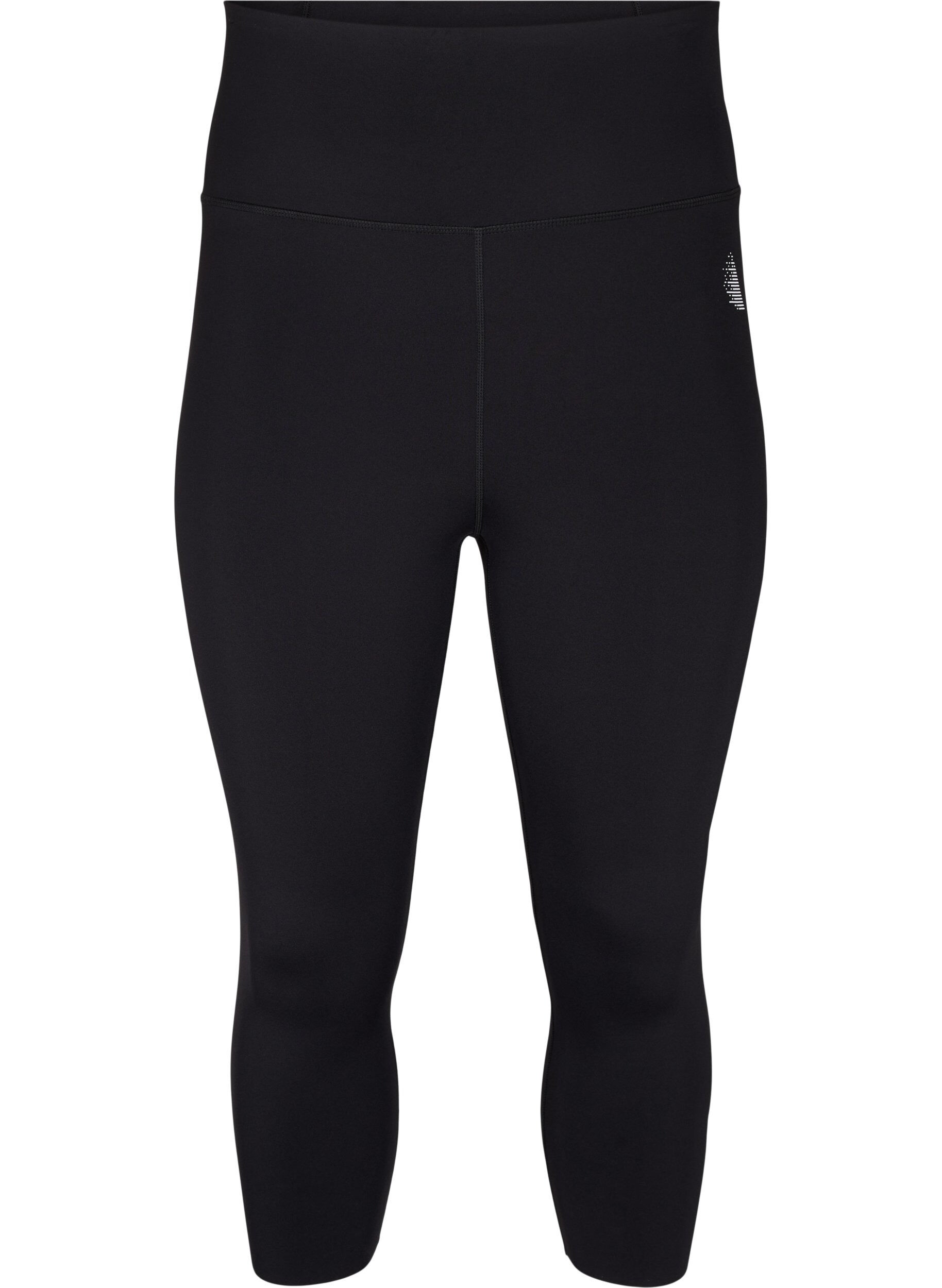 ZizziCORE, SUPER TENSION TIGHTS &ndash; 3/4-Sportleggings mit Tasche, Black, Packshot image number 0