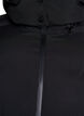 Kurze Steppjacke mit abnehmbarer Kapuze, Schwarz, Packshot image number 2