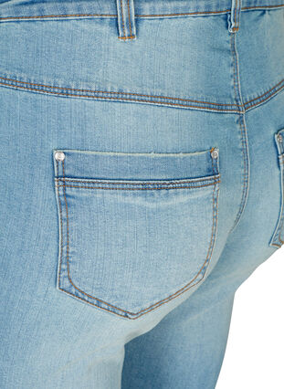 Extra Slim Fit Sanna Jeans mit Waschung, Light blue denim, Packshot image number 3
