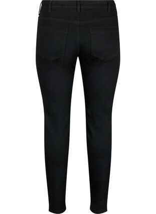 Slim Fit Emily Jeans mit normaler Taille., Black, Packshot image number 1