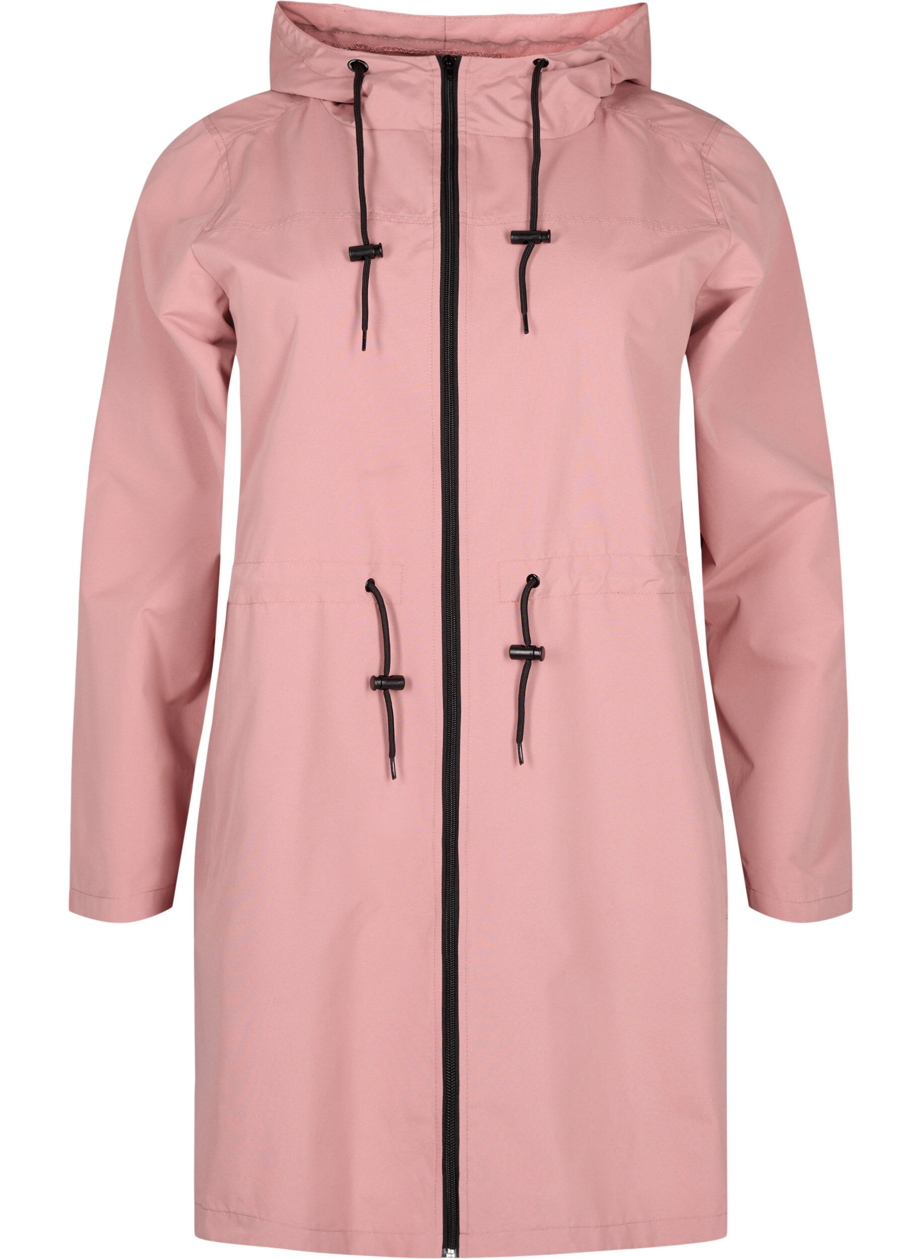 ZizziFLASH - Wasserabweisender Parka mit Kapuze, Ash Rose, Packshot image number 0