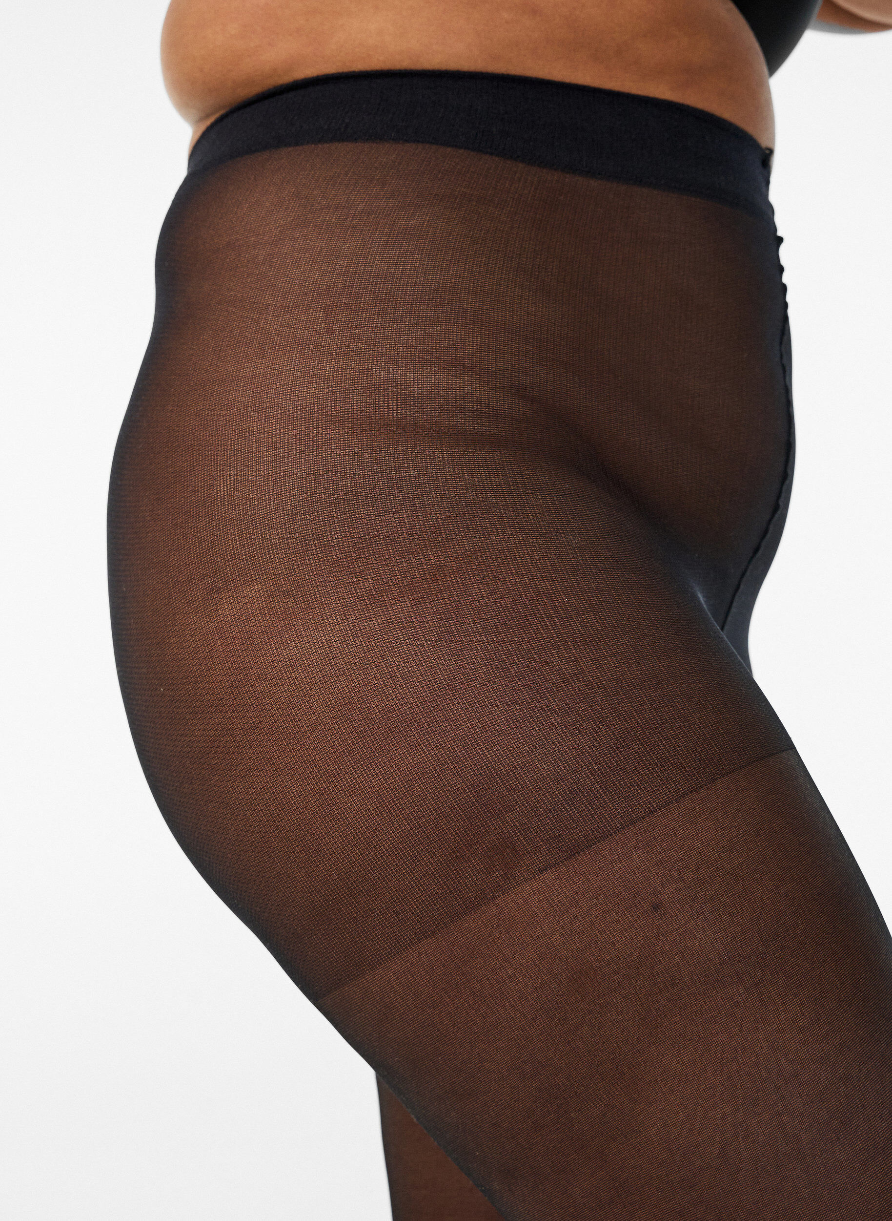 ZizziStrumpfhosen in 40 Denier mit leichter Kompression, Schwarz, Packshot image number 2