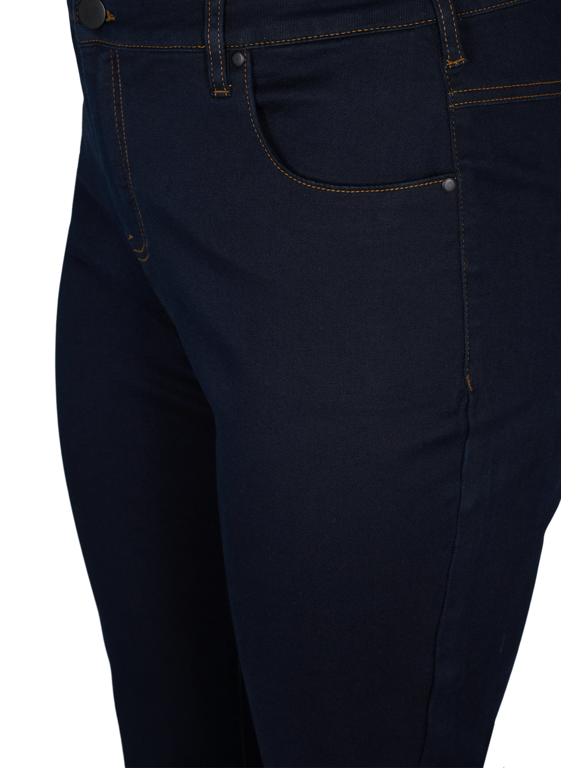 ZizziSlim Fit Emily Jeans mit normaler Taillenh&ouml;he, Blau, Packshot image number 2