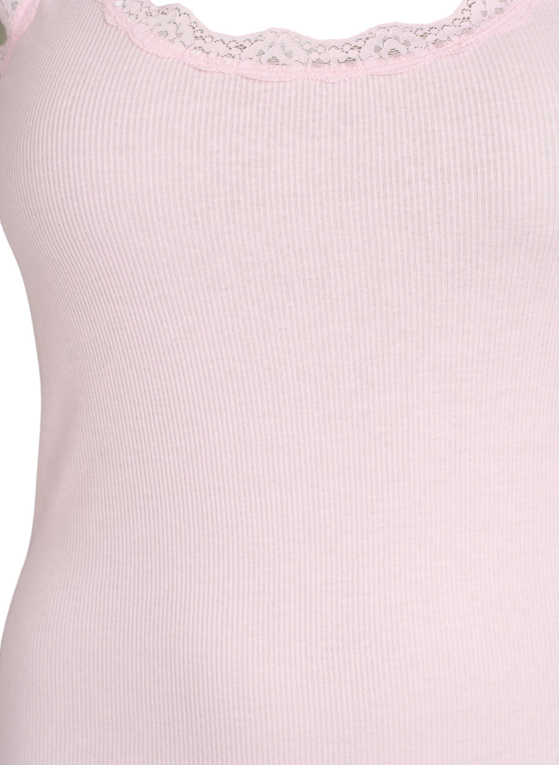 ZizziTop mit Spitzen, Rot, Packshot image number 2