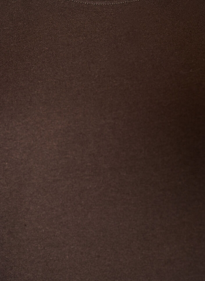 Kastiges T-Shirt aus Baumwolle, Braun, Packshot image number 2