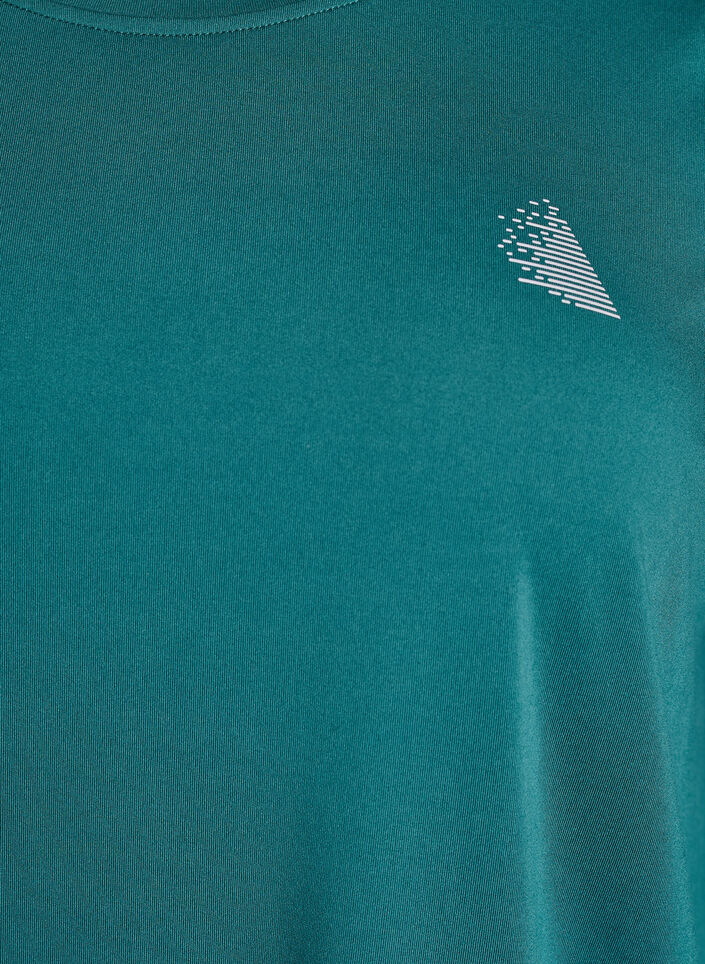 Trainingsshirt mit 3/4-&Auml;rmeln, Gr&uuml;n, Packshot image number 2