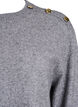 Strickbluse mit Knopfleiste, Grau, Packshot image number 2