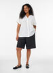Bluse aus Viskose mit Kn&ouml;pfen und Struktur, Vanille, Model image number 1