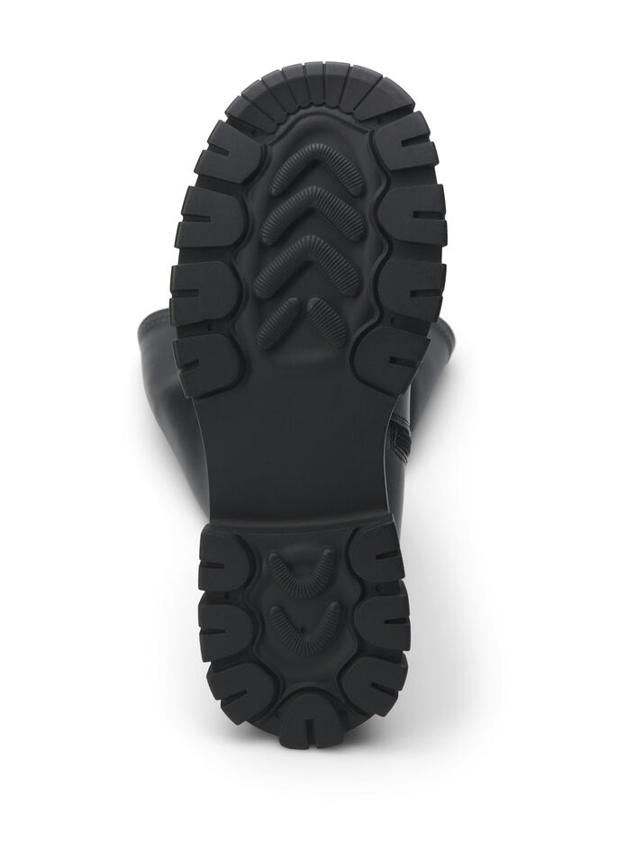 Stiefel mit langem Schaft, Schwarz, Packshot image number 5