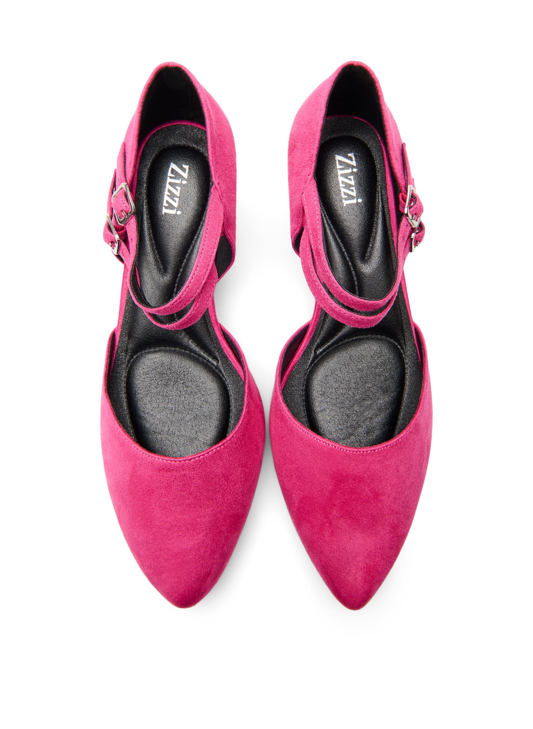 ZizziPumps mit doppelten Riemen, Pink, Packshot image number 2
