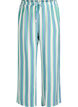 Gestreifte Hose mit hoher Taille und weiten Beinen, Vanille, Packshot image number 0