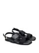 Extra-Weite - Sandalen mit breiten Riemen, Schwarz, Packshot image number 1