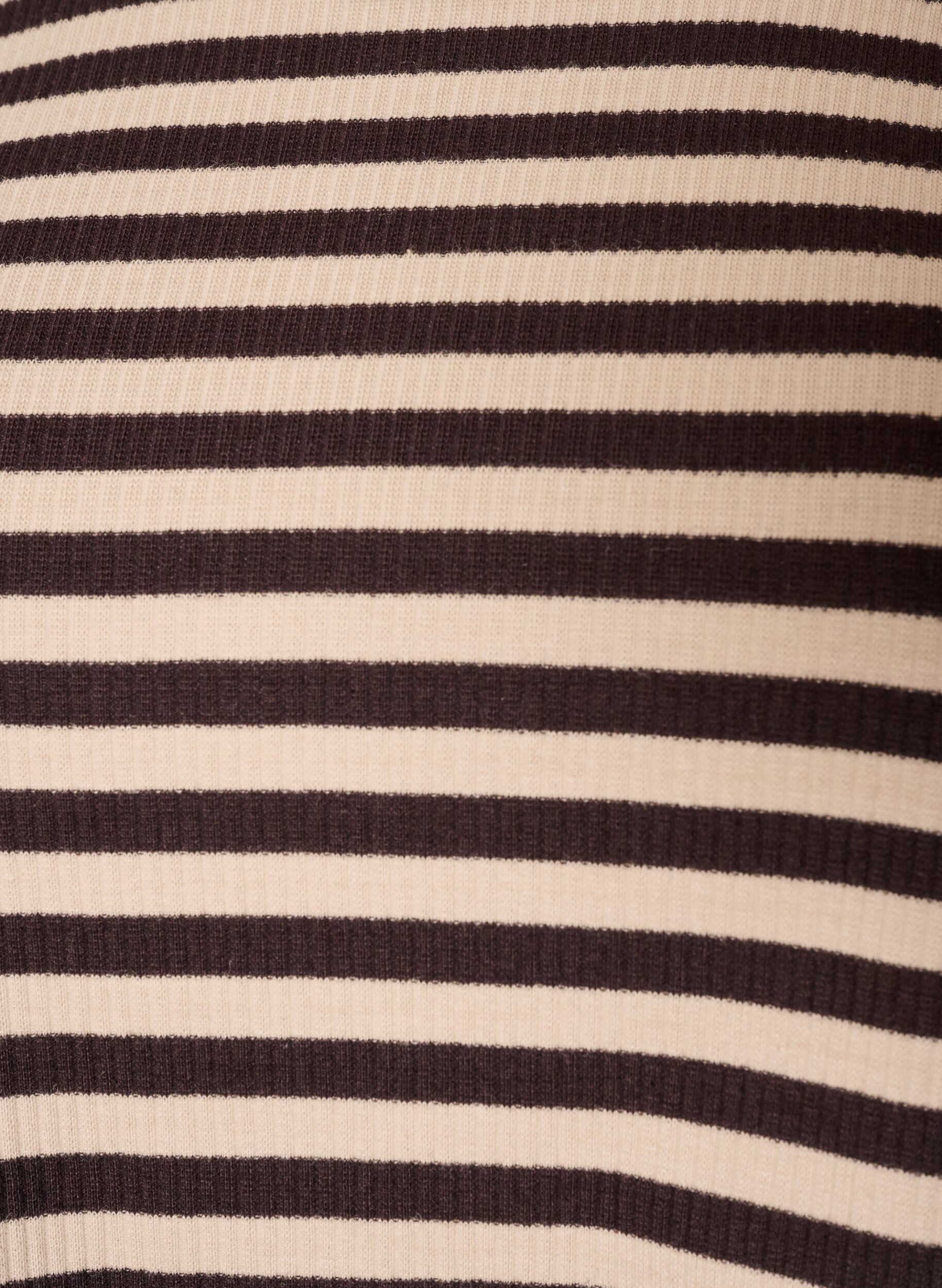 ZizziGestreifte Bluse mit langen &Auml;rmeln, Braun, Packshot image number 2