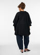 Strickjacke mit offener Front und weiten &Auml;rmeln, Schwarz, Model image number 2