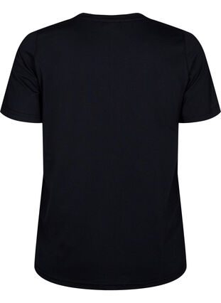 FLASH - T-Shirt mit Motiv, Black Silver Heart, Packshot image number 1
