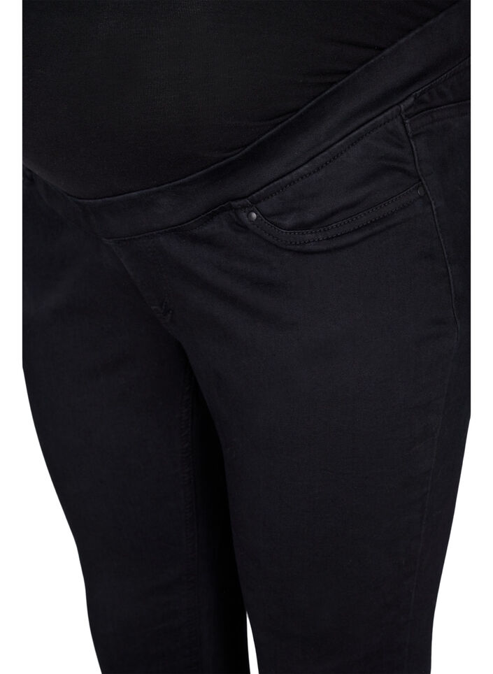 Schwangerschafts-Jeggings aus Baumwollmischung, Schwarz, Packshot image number 2